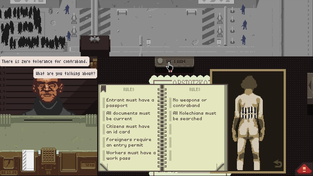 Apple вернула обнаженку в Papers, Please