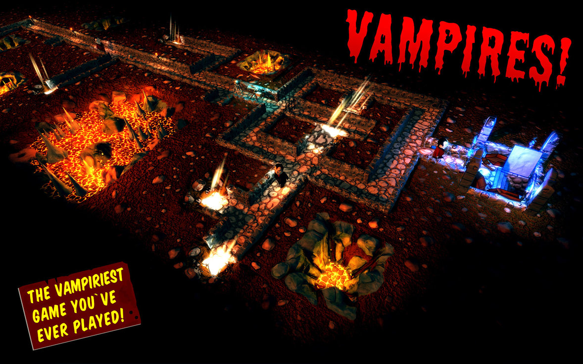 Mobile java game Vampire.