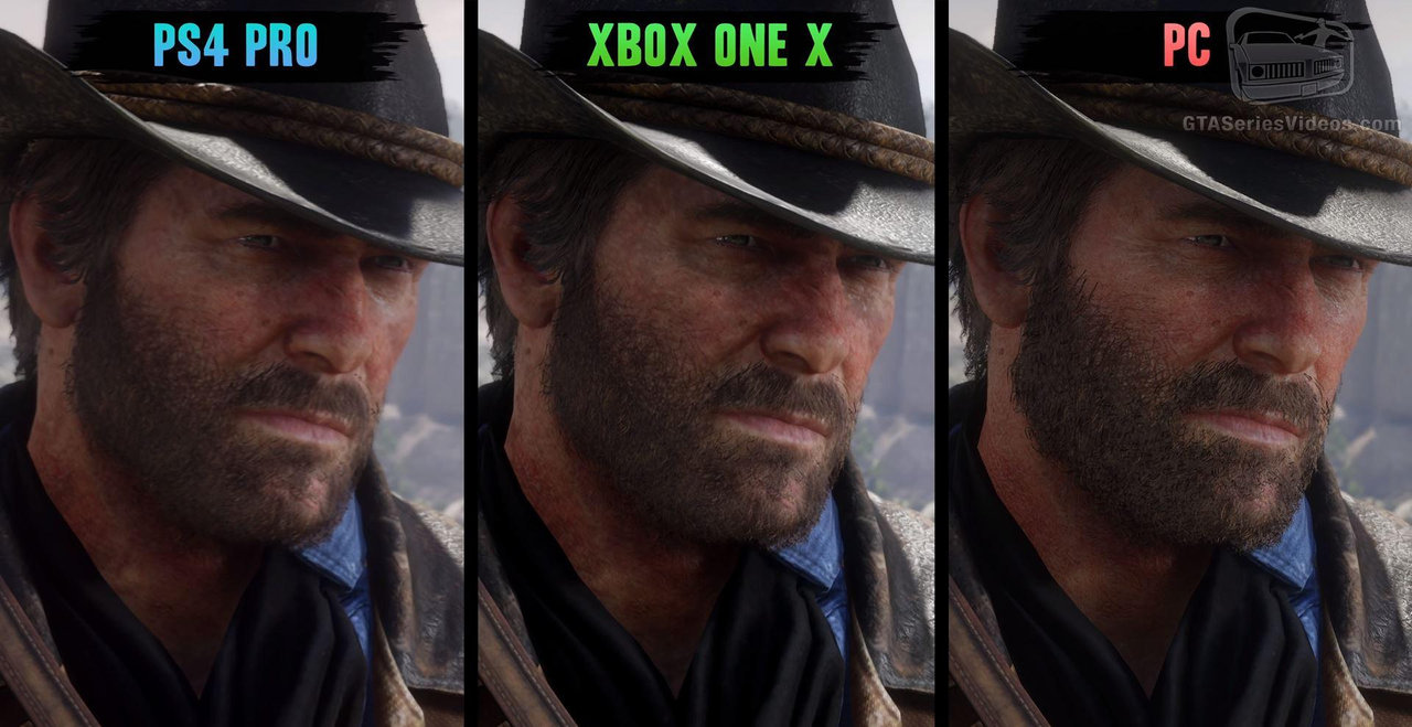 График игр ps 5 Появилось сравнение графики RDR 2 на PS4 Pro, Xbox One X и PC VK Play