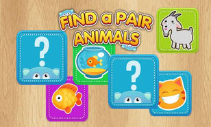 Find a Pair Animals is an online game with no registration required Find a  Pair Animals VK Play