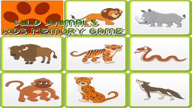 Kids Memory Wild Animals is an online game with no registration required  Kids Memory Wild Animals VK Play