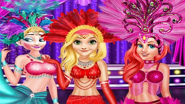 Princess as Los Vegas Showgirls is an online game with no