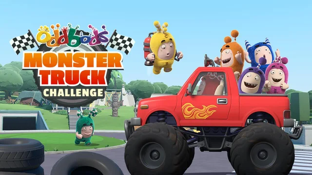 Oddbods Monster Truck is an online game with no registration required  Oddbods Monster Truck VK Play