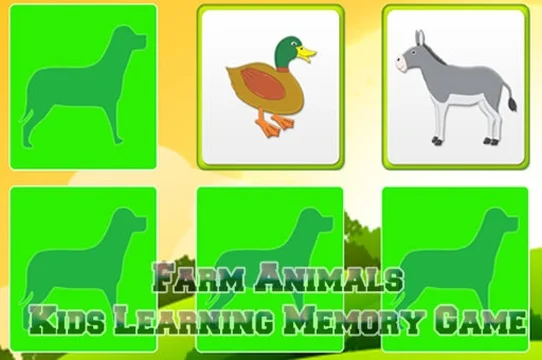 Kids Learning Farm Animals Memory is an online game with no registration  required Kids Learning Farm Animals Memory VK Play